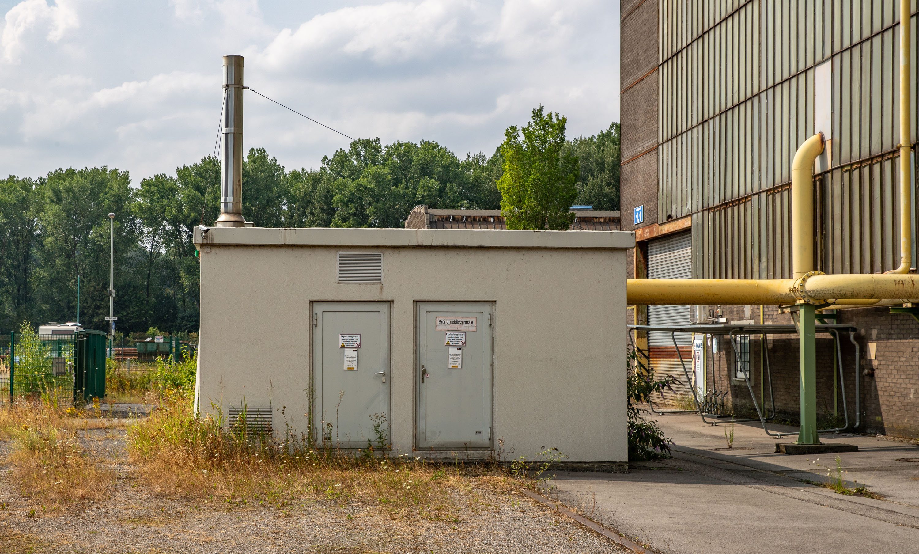 Außenansicht 5 des neuen Hallenkomplexes an der Schmiedestraße 1 in Hattingen